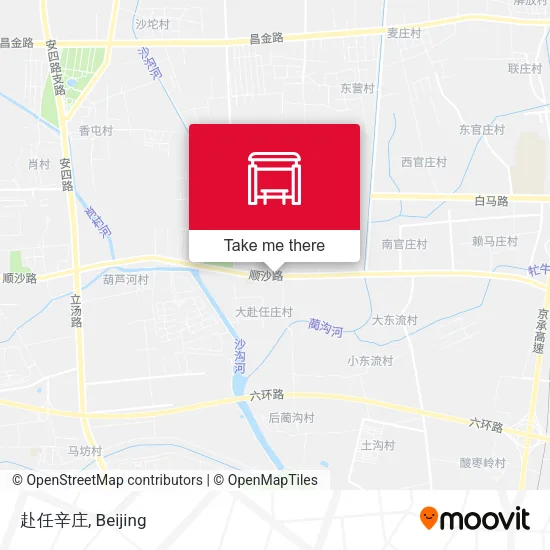 赴任辛庄 map