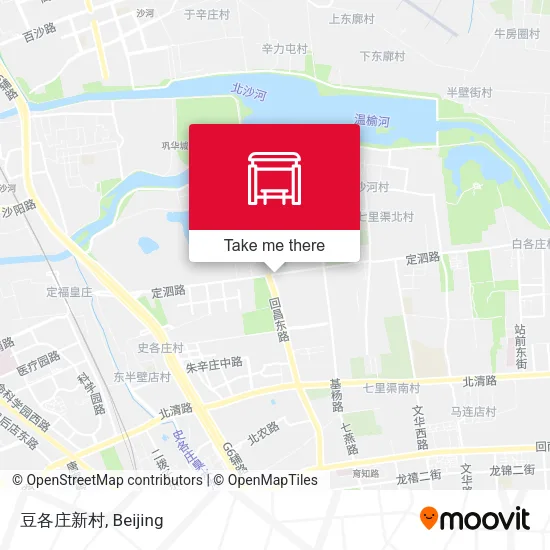 豆各庄新村 map