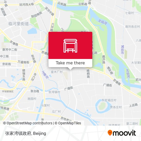张家湾镇政府 map