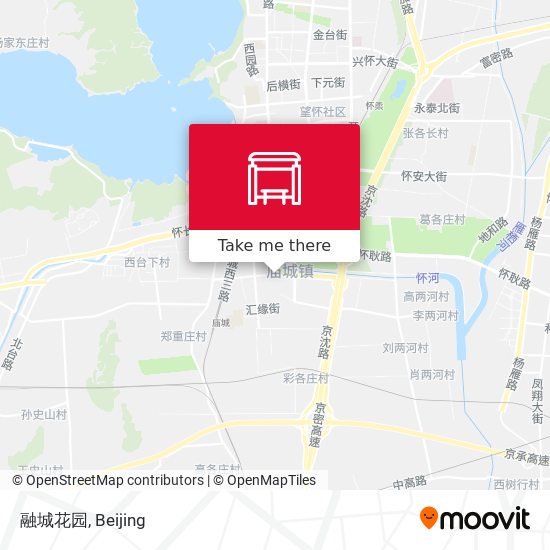 融城花园 map
