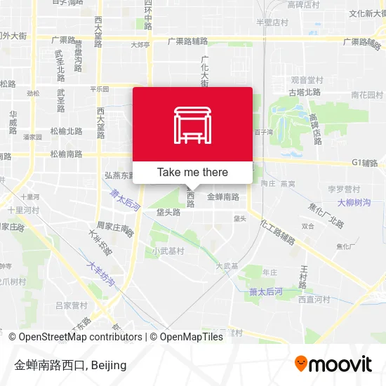金蝉南路西口 map