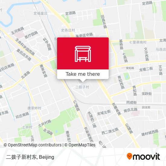 二拨子新村东 map