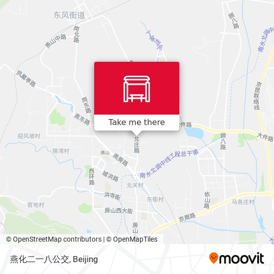 燕化二一八公交 map