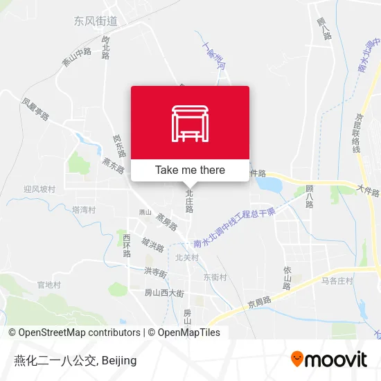燕化二一八公交 map