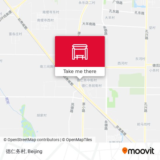 德仁务村 map