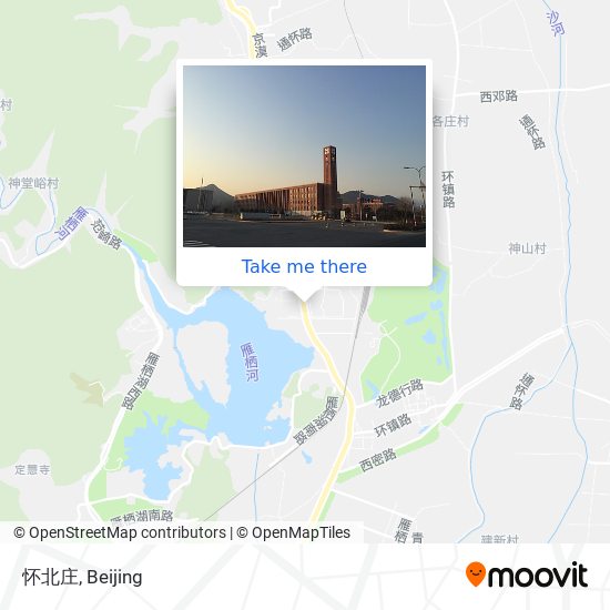 怀北庄 map