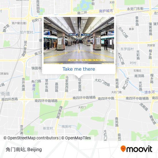 角门南站 map