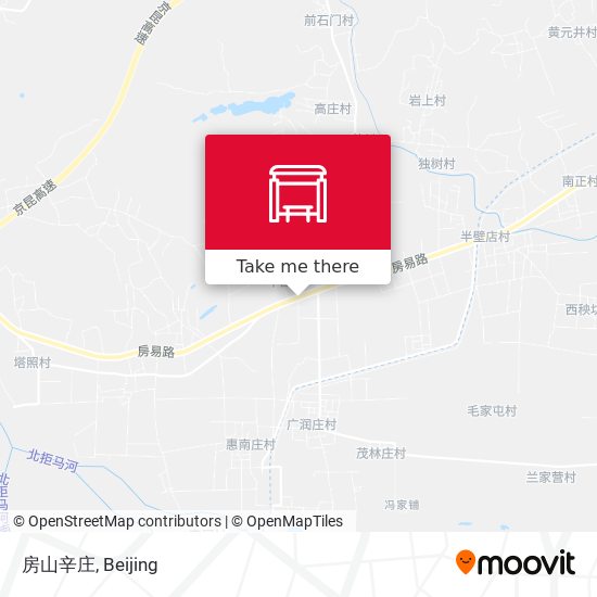 房山辛庄 map