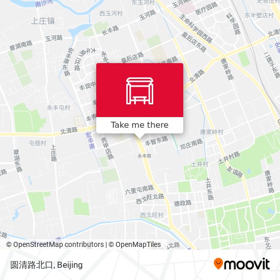 圆清路北口 map
