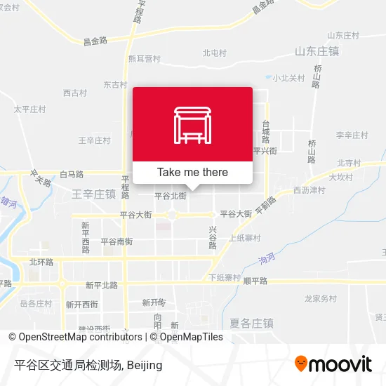 平谷区交通局检测场 map