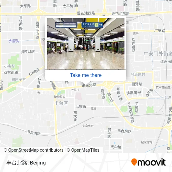 丰台北路 map