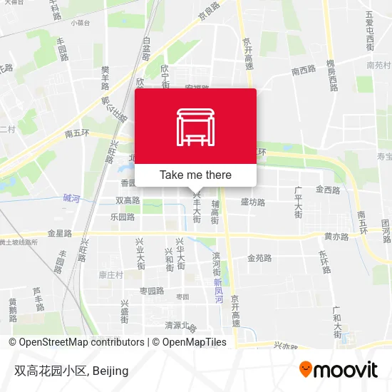 双高花园小区 map