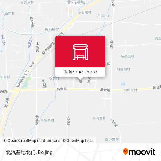 北汽基地北门 map