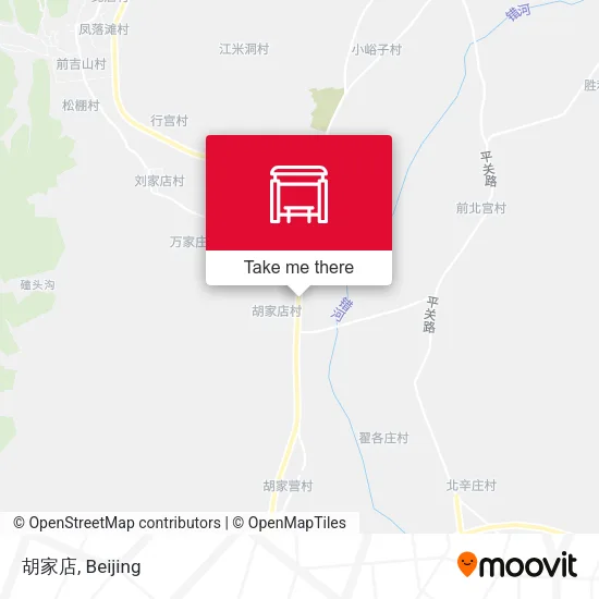 胡家店 map