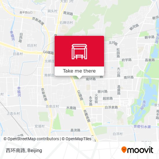 西环南路 map