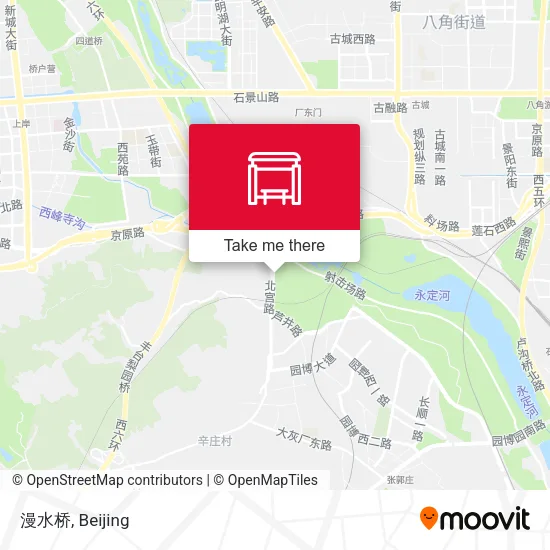 漫水桥 map