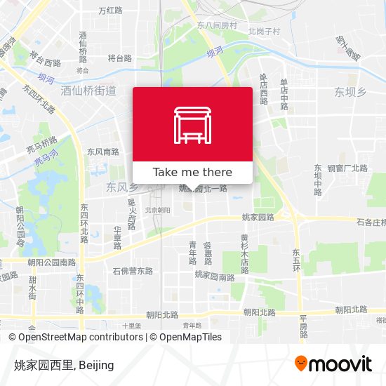 姚家园西里 map