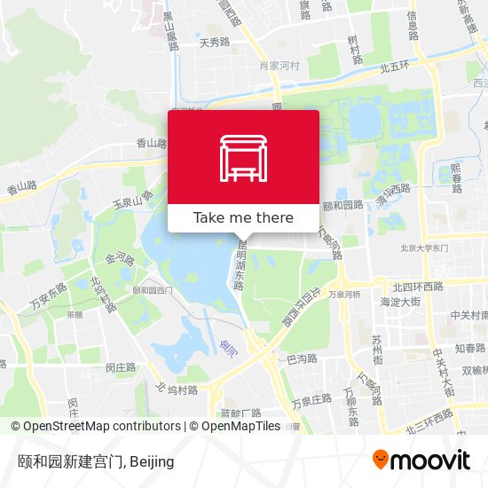 颐和园新建宫门 map