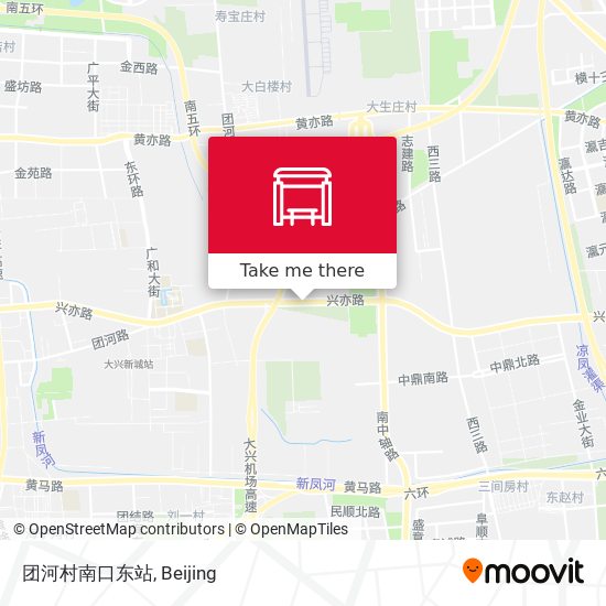 团河村南口东站 map