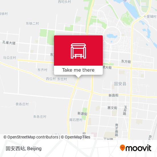 固安西站 map