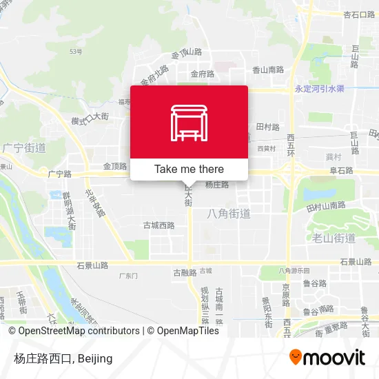 杨庄路西口 map