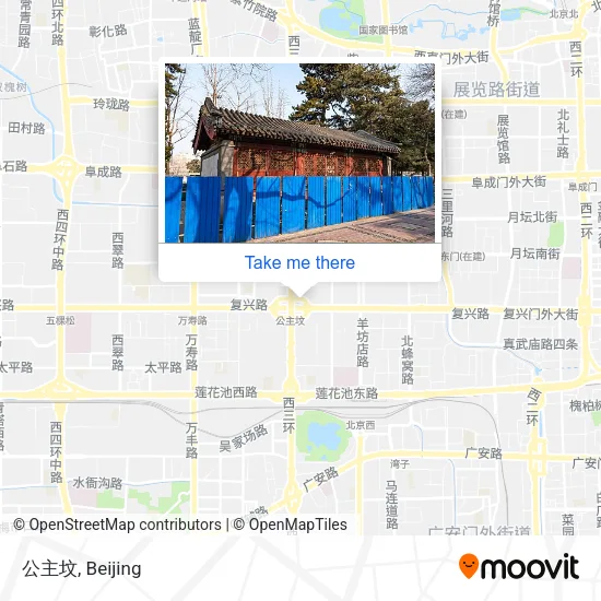 公主坟 map