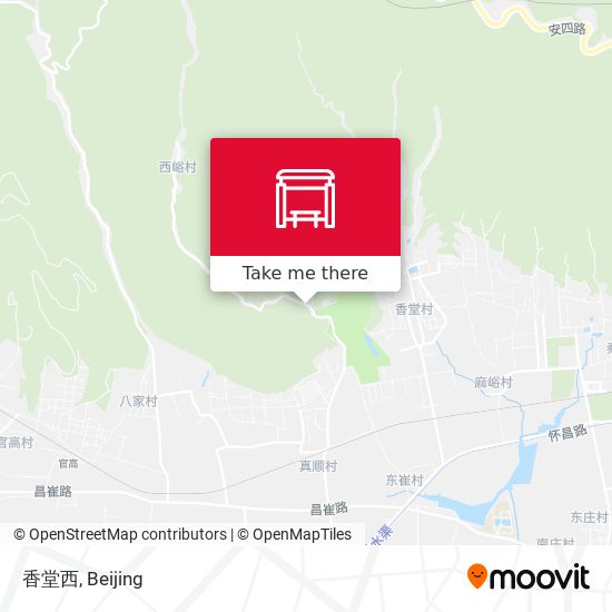 香堂西 map