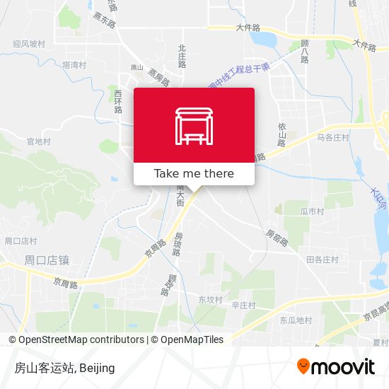 房山客运站 map