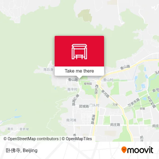 卧佛寺 map