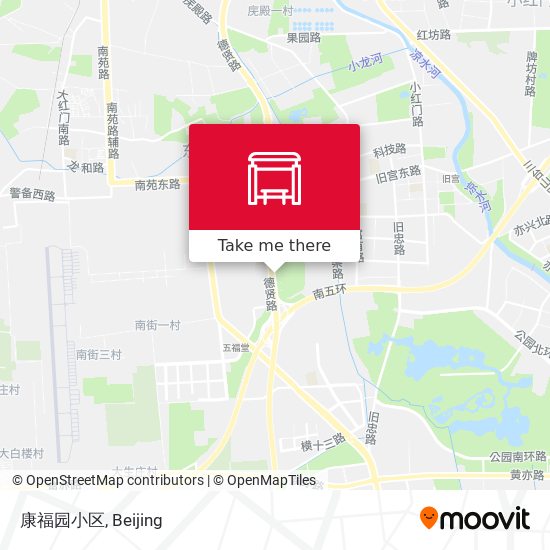 康福园小区 map