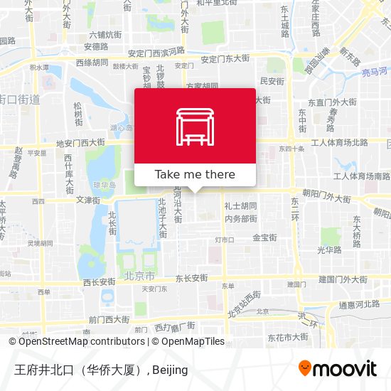 王府井北口（华侨大厦） map