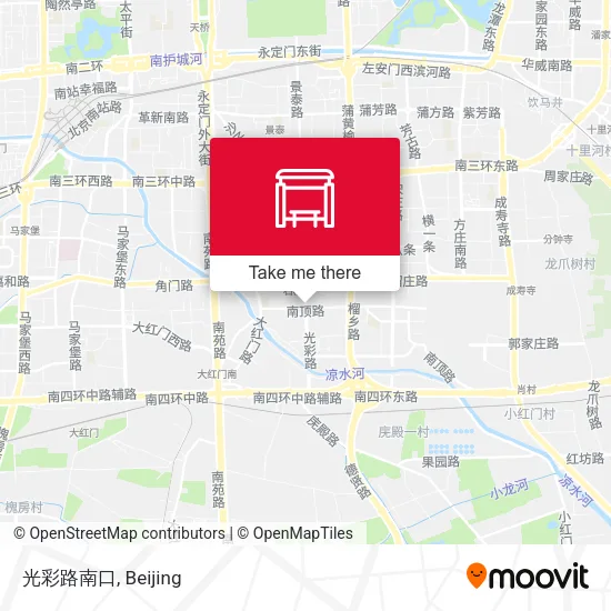 光彩路南口 map
