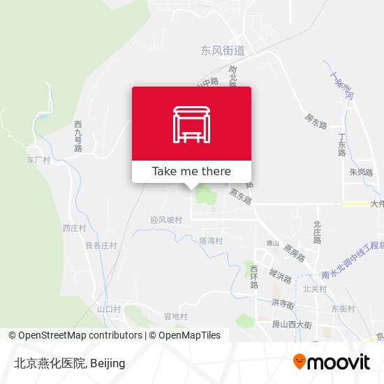 北京燕化医院 map