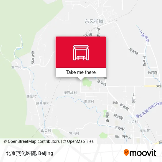 北京燕化医院 map