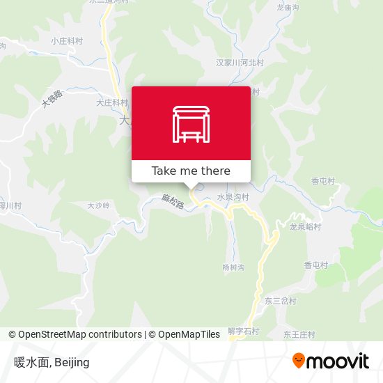 暖水面 map