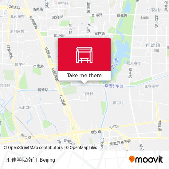 汇佳学院南门 map