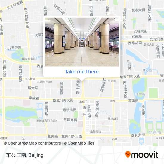 车公庄南 map