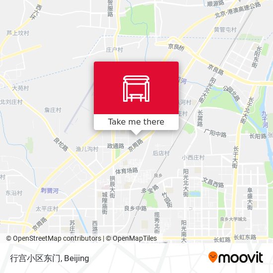 行宫小区东门 map