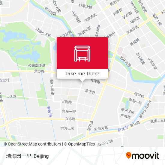 瑞海园一里 map