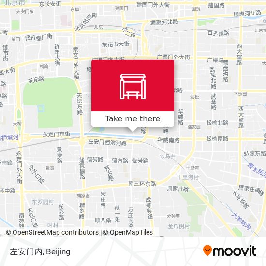 左安门内 map