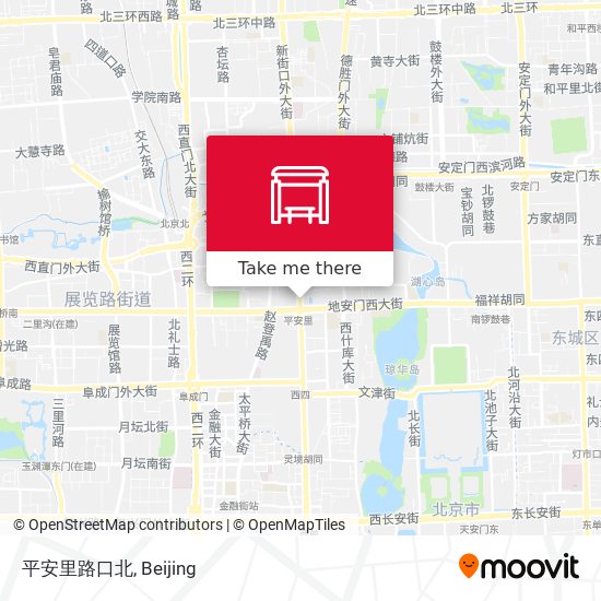 平安里路口北 map
