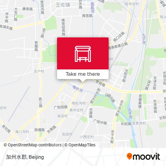 加州水郡 map