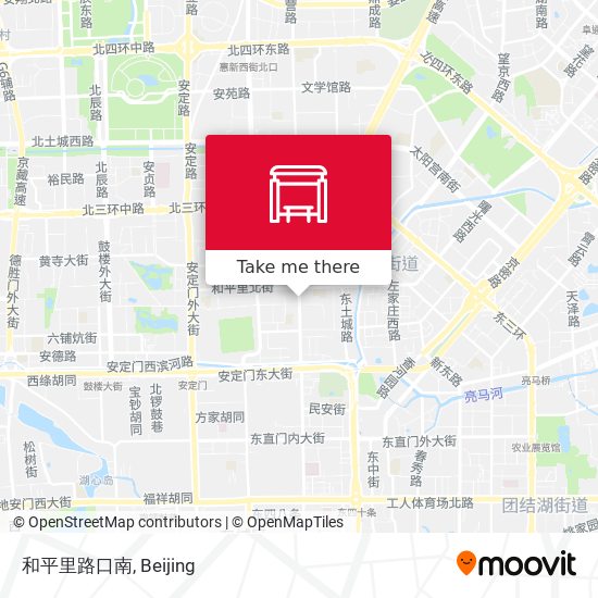 和平里路口南 map