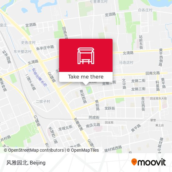 风雅园北 map