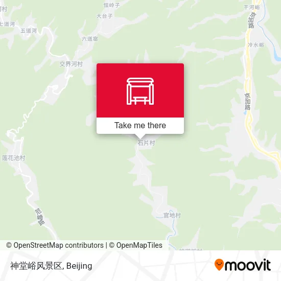 神堂峪风景区 map