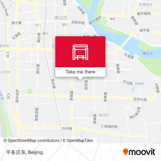 平各庄东 map