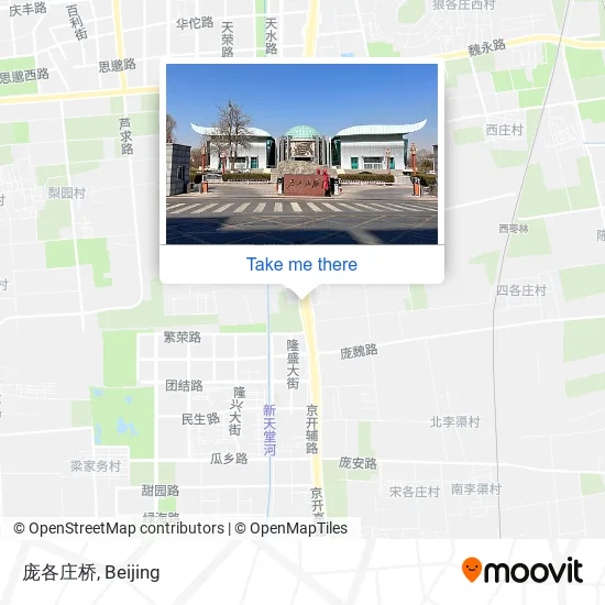 庞各庄桥 map