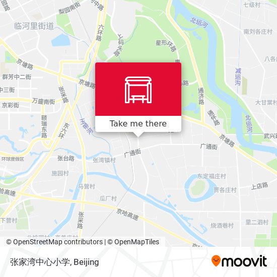 张家湾中心小学 map