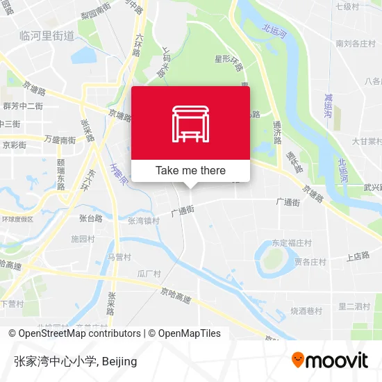 张家湾中心小学 map