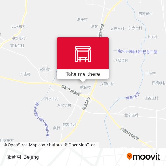 墩台村 map